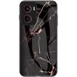 Захисний чохол Deexe Gradient Pattern для Motorola Moto G05 - Gold / Black (372738BF)
