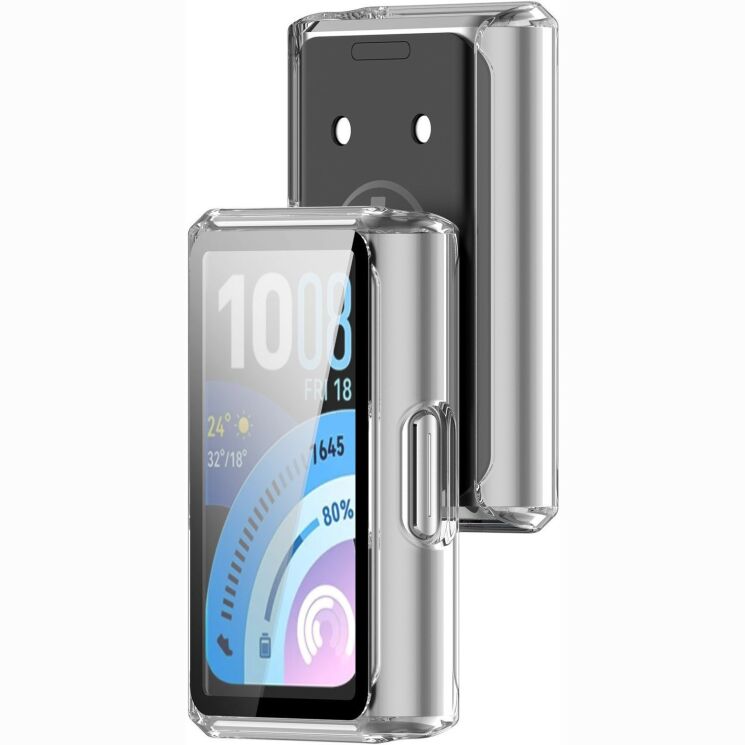 Защитный чехол Deexe Hard Frame для Huawei Band 11 Pro - Transparent (410610T) Защитный чехол Deexe Hard Frame для Huawei Band 11 Pro - Transparent: фото 2 из 3