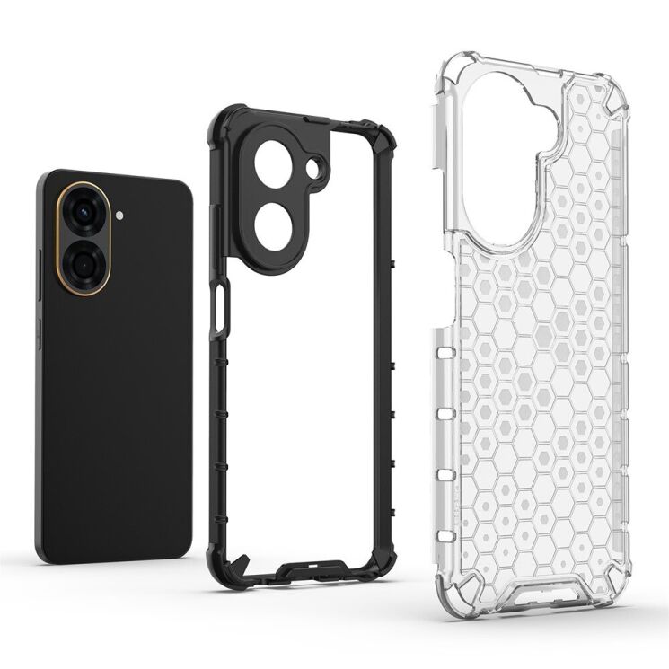 Защитный чехол Deexe Honeycomb Series для Xiaomi Redmi A5 - Black: фото 6 из 6