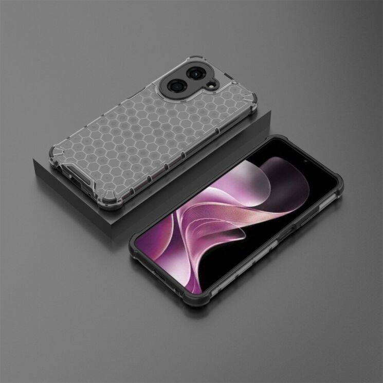 Защитный чехол Deexe Honeycomb Series для Xiaomi Redmi A5 - Black: фото 3 из 6