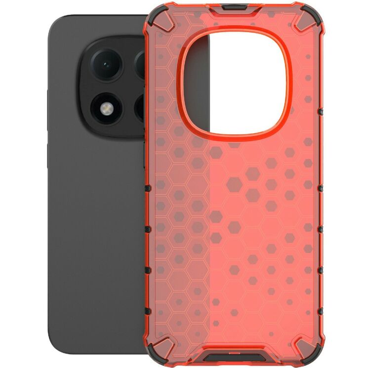 Защитный чехол Deexe Honeycomb Series для Xiaomi Redmi Note 15 Pro 5G - Red (405019R) Защитный чехол Deexe Honeycomb Series для Xiaomi Redmi Note 15 Pro 5G - Red: фото 2 з 5