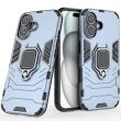 Защитный чехол Deexe Hybrid Case для Apple iPhone 16 - Blue (360713L)