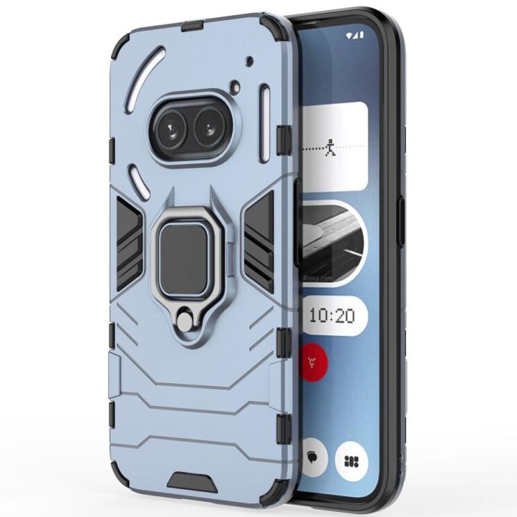 Защитный чехол Deexe Hybrid Case для Nothing Phone (2a) / Phone (2a) Plus - Blue: фото 2 из 7