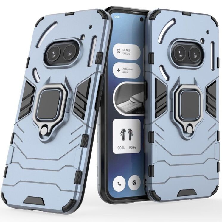Защитный чехол Deexe Hybrid Case для Nothing Phone (2a) / Phone (2a) Plus - Blue: фото 1 из 7