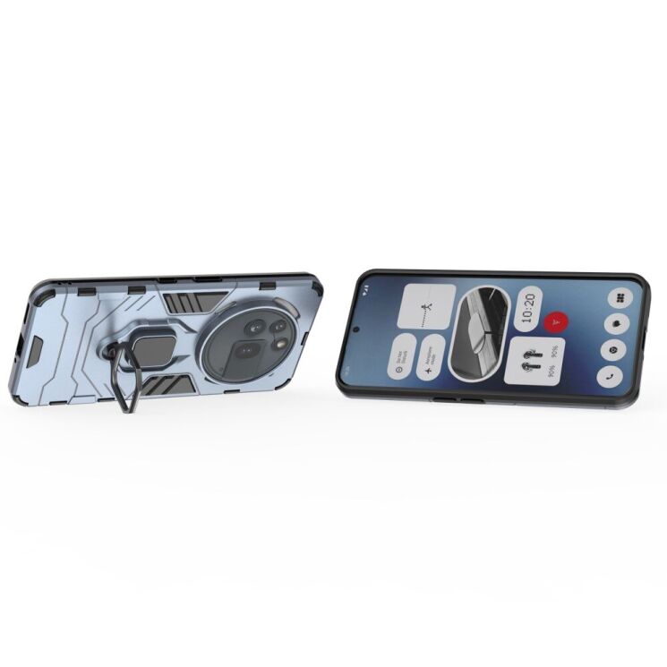 Защитный чехол Deexe Hybrid Case для Nothing Phone (3a) Pro - Blue: фото 2 из 5