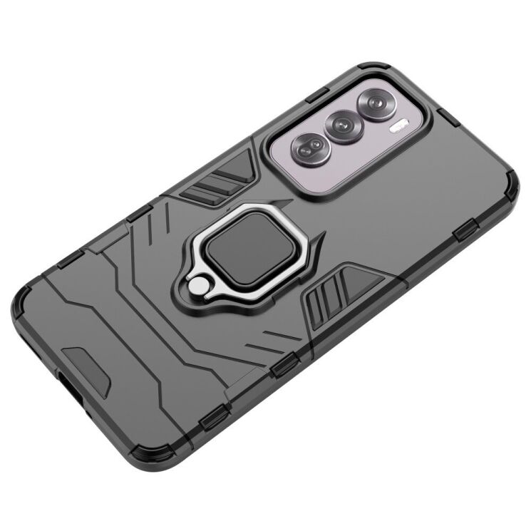 Защитный чехол Deexe Hybrid Case для OPPO Reno 12 Pro - Black: фото 4 из 8