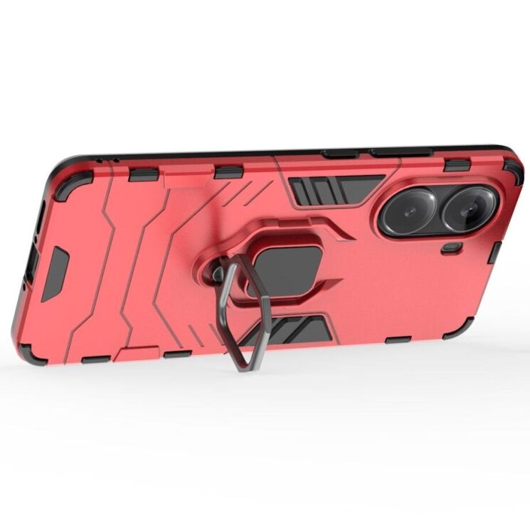 Захисний чохол Deexe Hybrid Case для Xiaomi Poco X7 Pro - Red: фото 2 з 6
