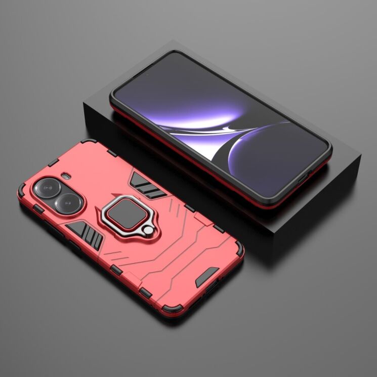 Захисний чохол Deexe Hybrid Case для Xiaomi Poco X7 Pro - Red: фото 4 з 6