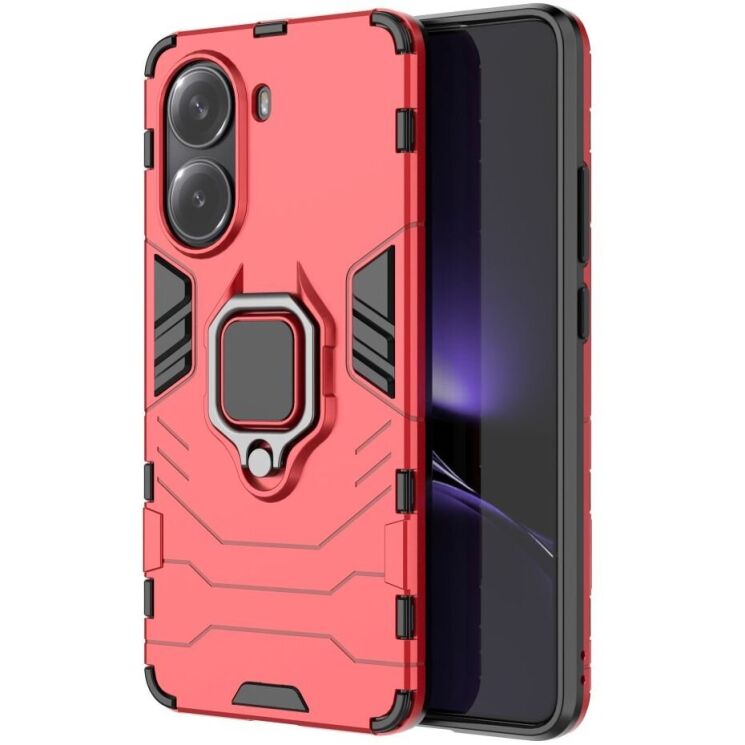 Захисний чохол Deexe Hybrid Case для Xiaomi Poco X7 Pro - Red: фото 1 з 6