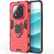 Защитный чехол Deexe Hybrid Case для Xiaomi Redmi Note 14 Pro Plus - Red (373264R). Фото 1 из 6
