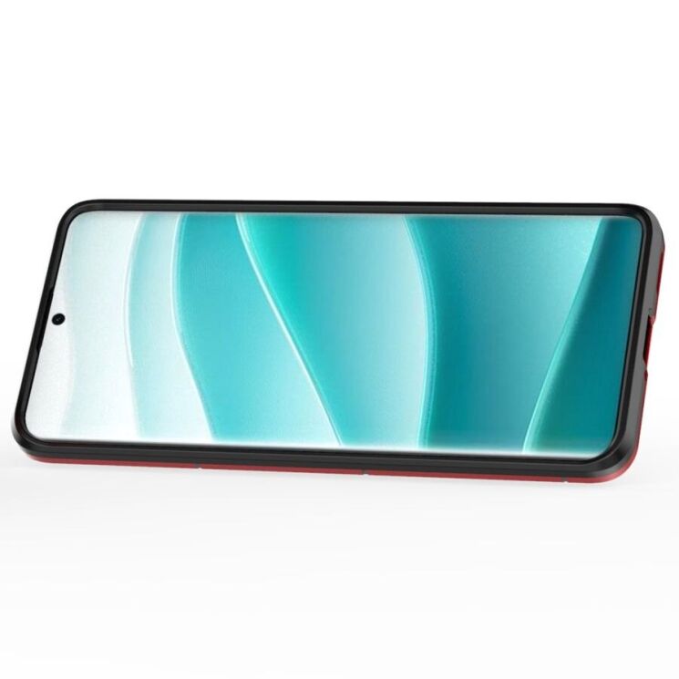 Защитный чехол Deexe Hybrid Case для Xiaomi Redmi Note 14 Pro Plus - Red: фото 2 из 6