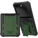 Защитный чехол Deexe Hybrid Kickstand для Samsung Galaxy Flip 5 - Dark Green (332445DG). Фото 1 из 6