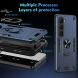 Захисний чохол Deexe Hybrid Shell для Infinix Hot 60і - Blue (386813L). Фото 7 з 7