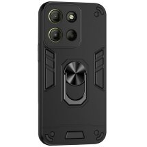 Защитный чехол Deexe Hybrid Shell для Motorola Moto G15 - Black: фото 1 из 7