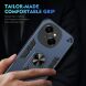 Защитный чехол Deexe Hybrid Shell для TECNO Spark Go 1 - Blue (361821L). Фото 5 из 7