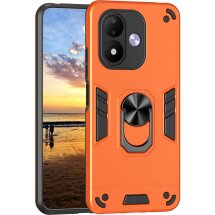 Защитный чехол Deexe Hybrid Shell для Xiaomi Redmi Note 17 (4G/5G) - Orange: фото 1 из 7