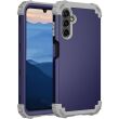 Защитный чехол Deexe L-Style для Samsung Galaxy A15 (A155) - Navy Blue / Dark Grey (344819LH)