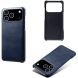 Захисний чохол Deexe Leather Back Cover для iPhone 18 Pro / 17 Pro - Blue (423614L). Фото 4 з 5