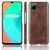 Захисний чохол Deexe Leather Back Cover для Realme C11 - Brown: фото 1 з 7
