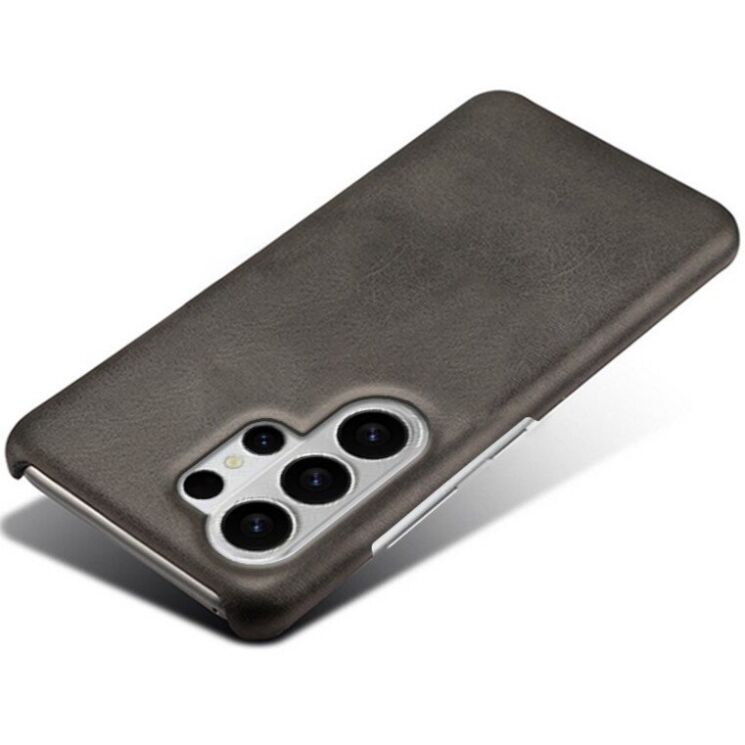 Захисний чохол Deexe Leather Back Cover для Samsung Galaxy S26 Ultra - Black: фото 3 з 4