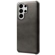 Захисний чохол Deexe Leather Back Cover для Samsung Galaxy S26 Ultra - Black (404417B)