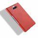 Защитный чехол Deexe Leather Back Cover для Sony Xperia 10 Plus - Red (202213R). Фото 4 из 8