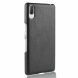 Защитный чехол Deexe Leather Back Cover для Sony Xperia L3 - Black (215206B). Фото 4 из 5