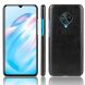 Защитный чехол Deexe Leather Back Cover для VIVO V17 - Black (317008B). Фото 1 из 7