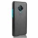 Защитный чехол Deexe Leather Back Cover для VIVO V17 - Black (317008B). Фото 3 из 7