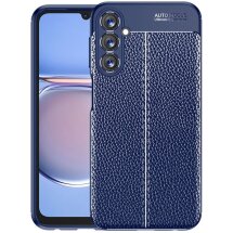 Защитный чехол Deexe Leather Cover для Samsung Galaxy A05s (A057) - Blue: фото 1 из 7