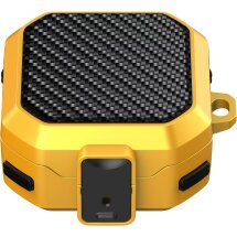 Захисний чохол Deexe Lock Design для Samsung Galaxy Buds 4 / Buds 4 Pro - Black / Yellow: фото 1 з 6