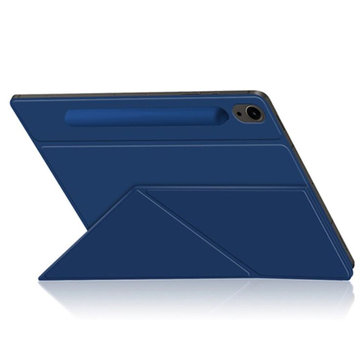 Защитный чехол Deexe Magnetic Case для Samsung Galaxy Tab S9 FE (X510/516) / Tab S10 FE (X520/526) - Blue: фото 2 из 10