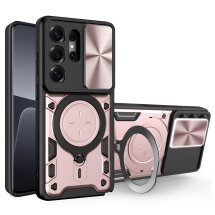 Защитный чехол Deexe Magnetic Space для Samsung Galaxy S26 Ultra - Pink: фото 1 из 7