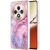 Защитный чехол Deexe Marble Case для OPPO Reno 12 F/FS - Rose: фото 1 из 8