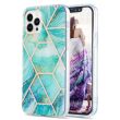 Защитный чехол Deexe Marble Pattern для Apple iPhone 14 Pro - Blue (301370L)