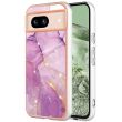Защитный чехол Deexe Marble Style для Google Pixel 8A - Light Purple (341036LV)