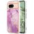Защитный чехол Deexe Marble Style для Google Pixel 8A - Light Purple: фото 1 из 6