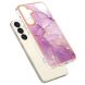 Защитный чехол Deexe Marble Style для Samsung Galaxy S24 Plus - Light Purple (343432LV). Фото 2 из 6