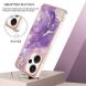 Защитный чехол Deexe Marble Style для Xiaomi Redmi Note 13 Pro+ - Purple (340574V). Фото 3 из 6
