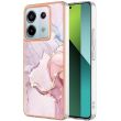 Защитный чехол Deexe Marble Style для Xiaomi Redmi Note 13 Pro 5G / Poco X6 - Rose Gold (341167RG)