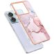 Защитный чехол Deexe Marble Style для Xiaomi Redmi Note 13 Pro 5G / Poco X6 - Rose Gold (341167RG). Фото 2 из 6