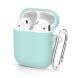 Защитный чехол Deexe Matte Case для Apple AirPods 1 / 2 - Cyan (247304C). Фото 1 из 6