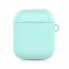 Защитный чехол Deexe Matte Case для Apple AirPods 1 / 2 - Cyan (247304C). Фото 2 из 6