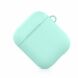 Защитный чехол Deexe Matte Case для Apple AirPods 1 / 2 - Cyan (247304C). Фото 4 из 6