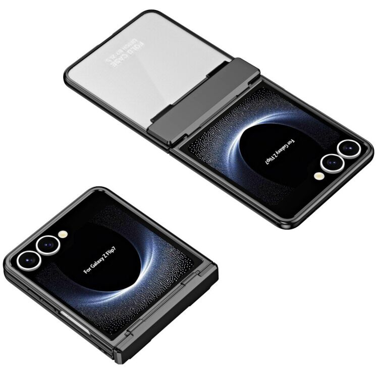 Захисний чохол Deexe Mirage Series для Samsung Galaxy Flip 7 - Black: фото 3 з 13