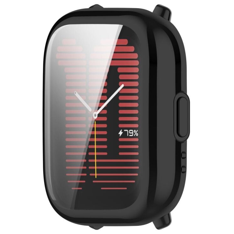 Защитный чехол Deexe Protective Frame для Huami Amazfit Active (A2211) - Black: фото 2 из 8