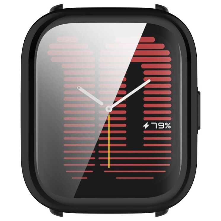 Защитный чехол Deexe Protective Frame для Huami Amazfit Active (A2211) - Black: фото 5 из 8