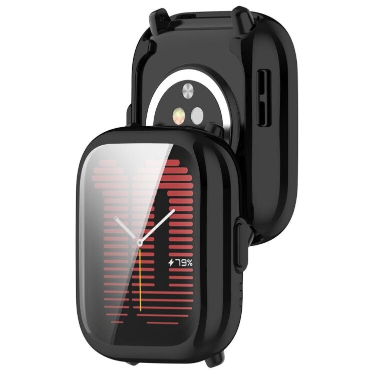 Защитный чехол Deexe Protective Frame для Huami Amazfit Active (A2211) - Black: фото 7 из 8