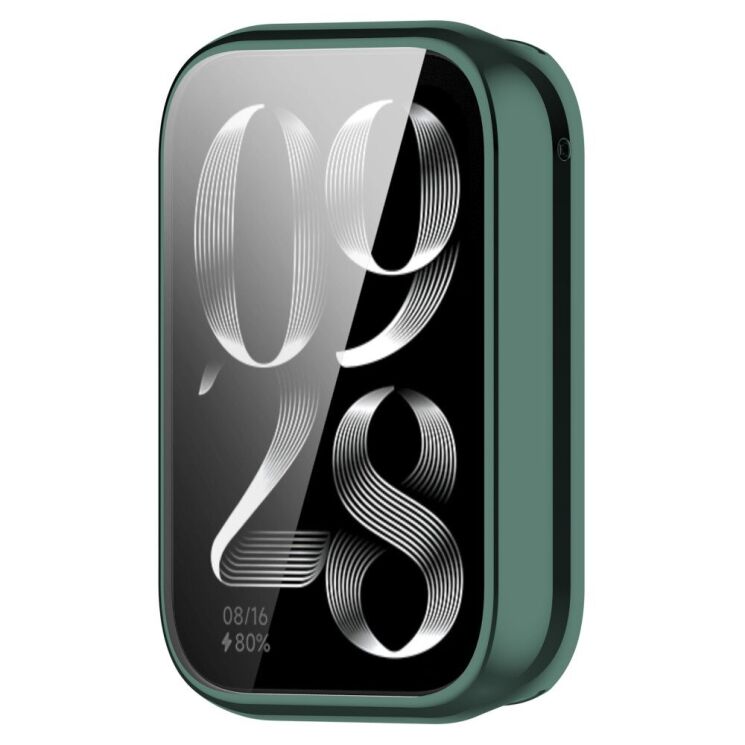 Защитный чехол Deexe Protective Frame для Xiaomi Mi Smart Band 9 Pro - Green: фото 4 из 8