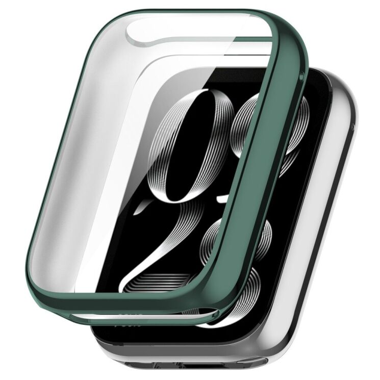 Защитный чехол Deexe Protective Frame для Xiaomi Mi Smart Band 9 Pro - Green: фото 1 из 8